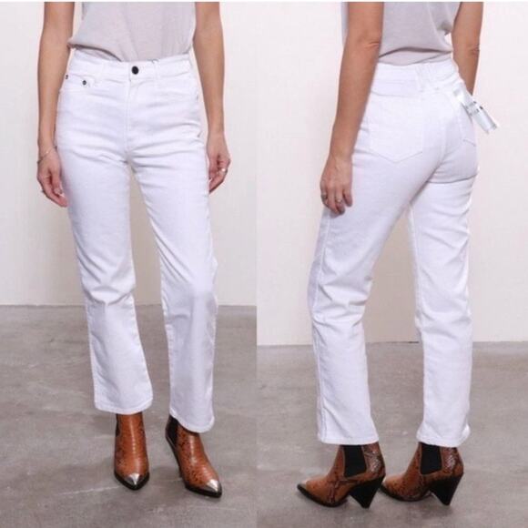 Simon Miller Straight White Denim Jeans Size 28 - Picture 3 of 11